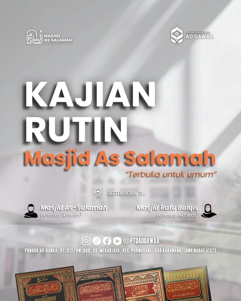 KAJIAN RUTIN MASJID AS SALAMAH