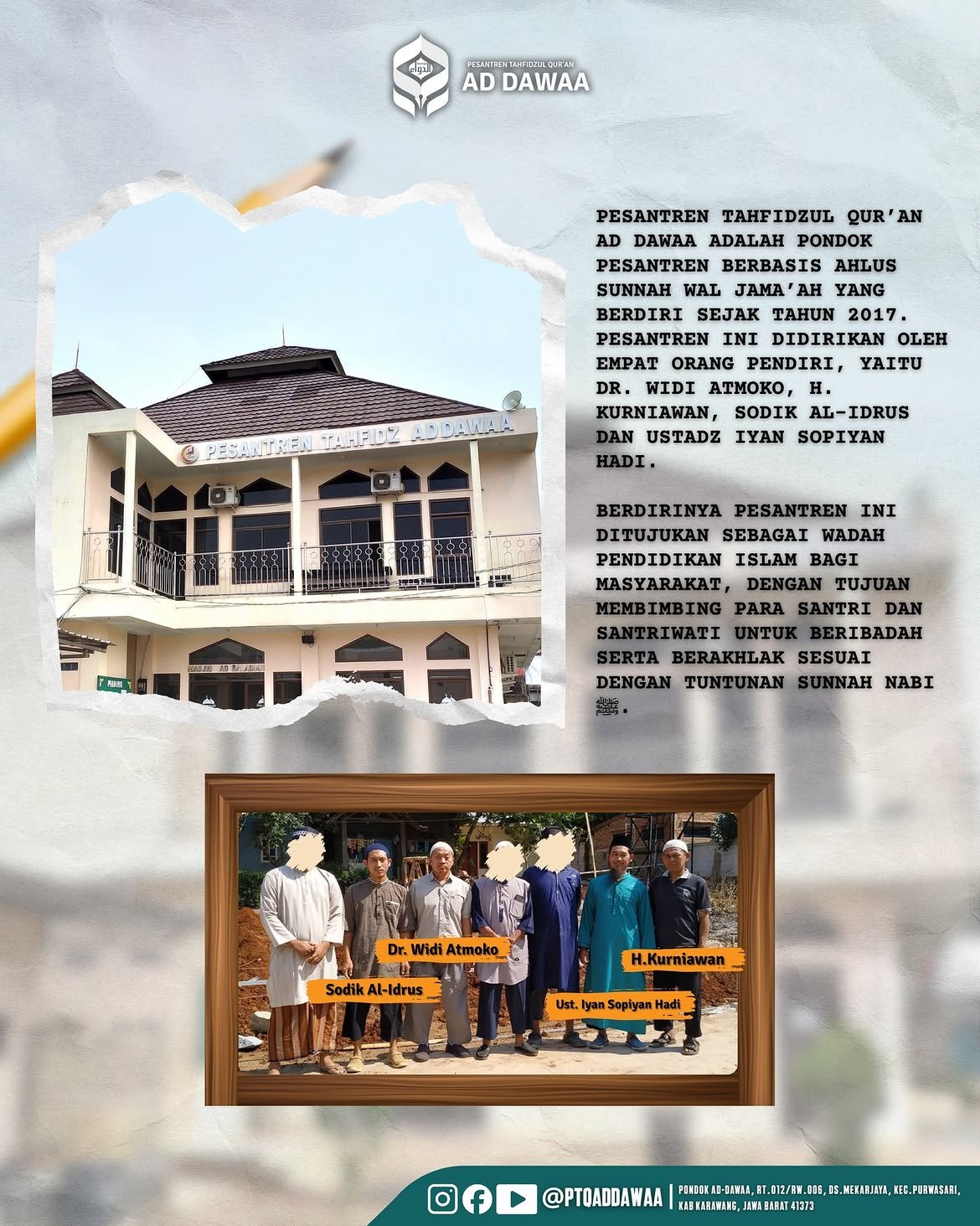 BERKENALAN DENGAN PTQ AD DAWAABerikut adalah informasi ringkas mengenai sekolah kami PTQ AD D (1)